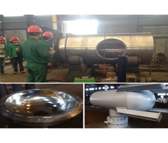 航天一院高純度不銹鋼高壓氦氣儲(chǔ)罐